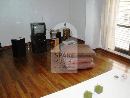 THE LIVING-ROOM at the apartment in Belgrano