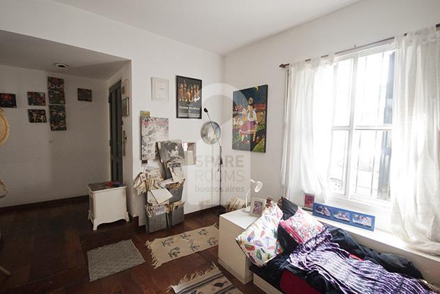 The living-room at the house in Palermo