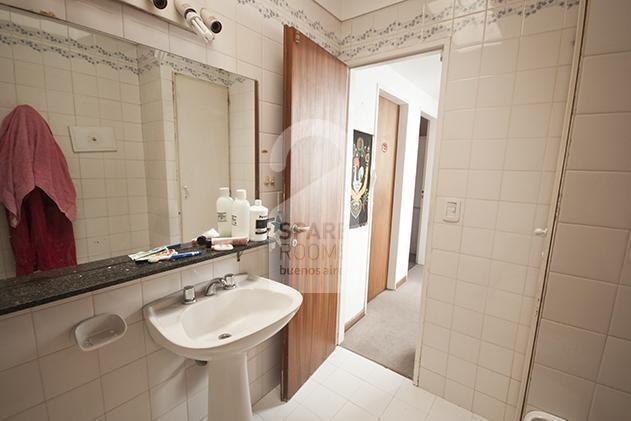 The bathroom at the house in Palermo