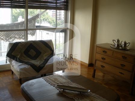 THE LIVING-ROOM at the apartment in Palermo