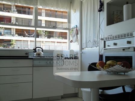 THE KITCHEN at the apartment in Belgrano