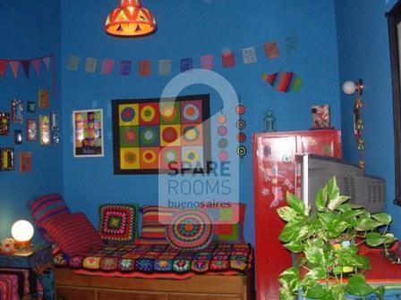 La habitación en el departamento en San Telmo