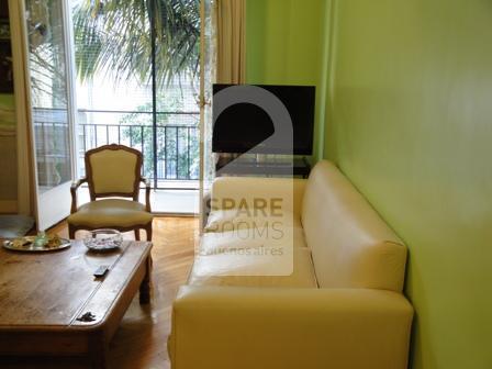 The living-room at the apartment in Palermo