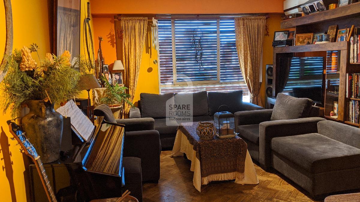 Living room at San Telmo house