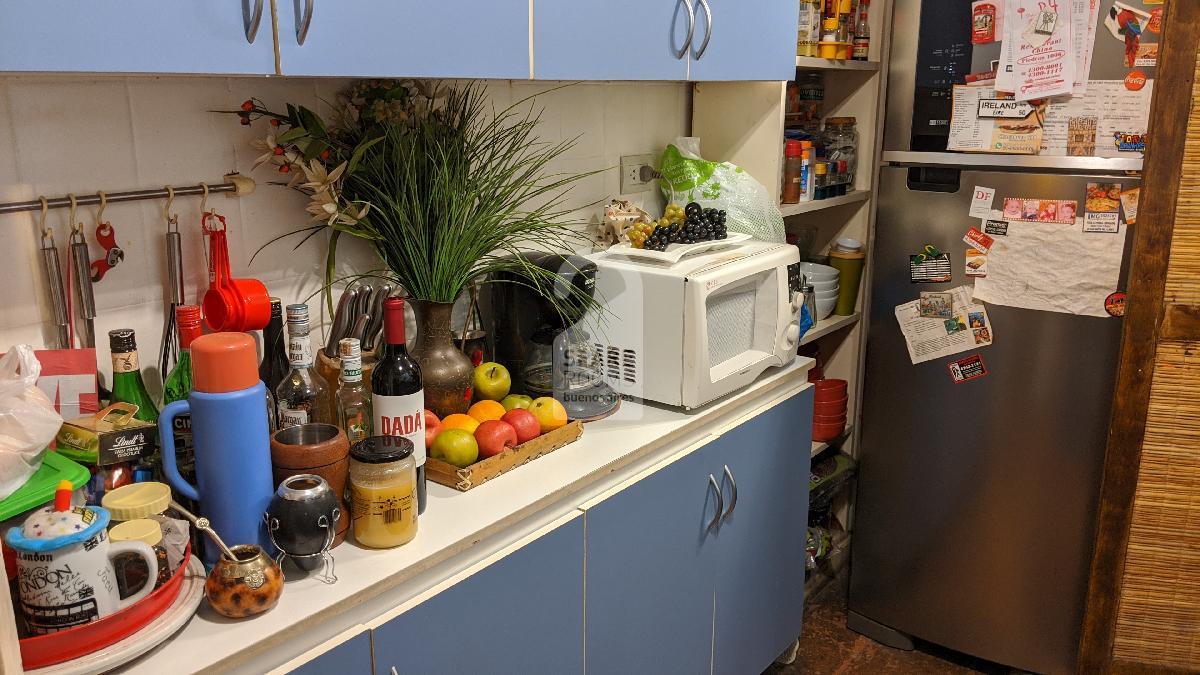 Kitchen at the house in San Telmo