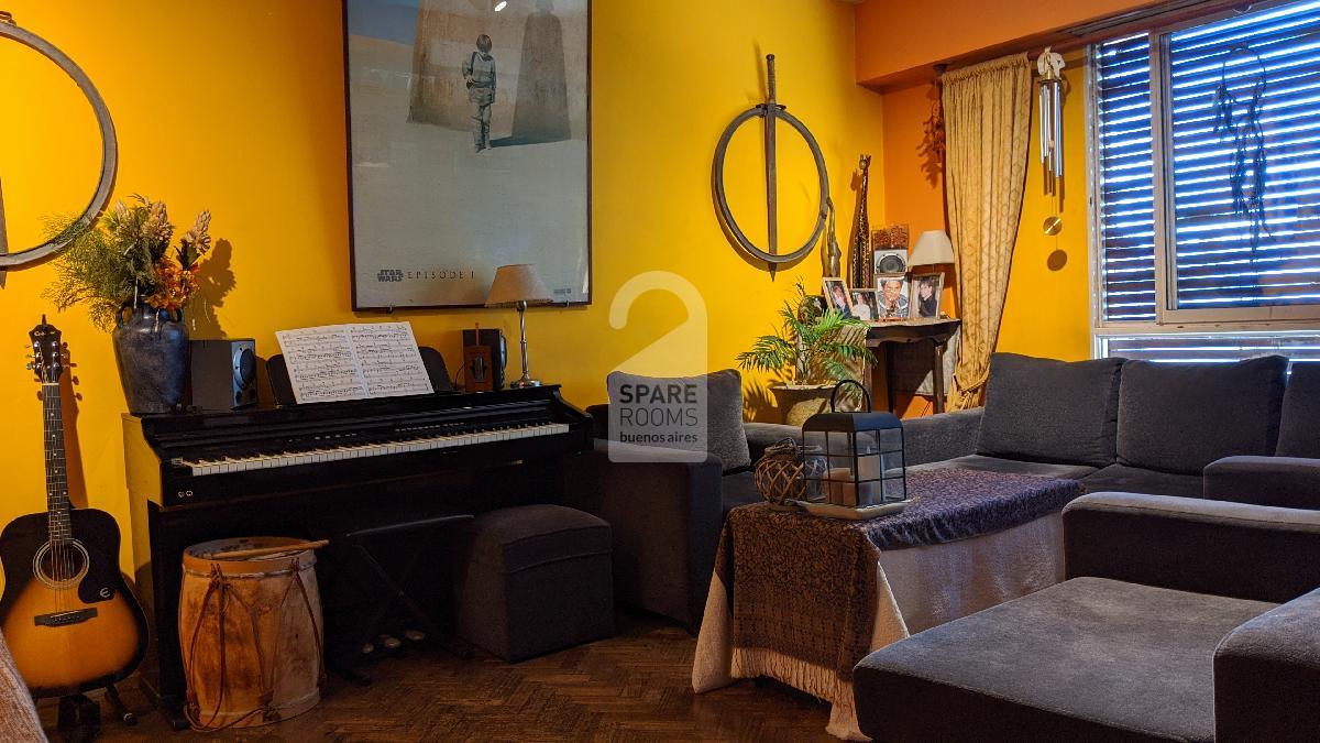 Living room at San Telmo house