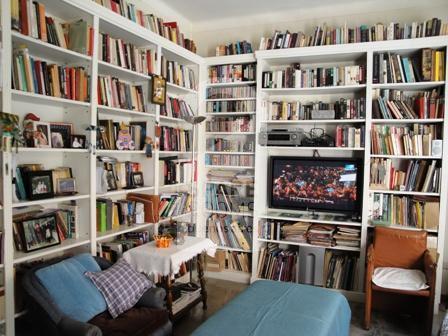 The living- room at the house in Colegiales