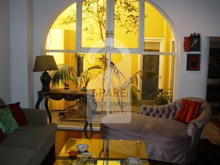 THE LIVING ROOM at the apartment in Recoleta