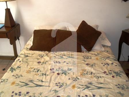 The bedroom at the apartment in Recoleta