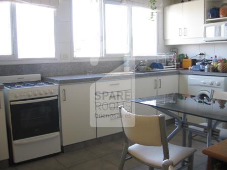 The kitchen at the house in Villa Crespo