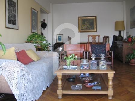 The living-room at the house in Villa Crespo