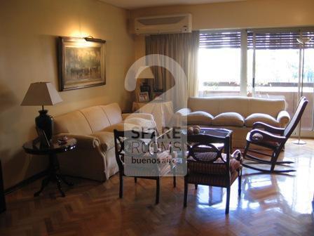 The living-room at the apartment in Recoleta