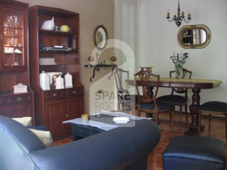 The living-room at the apartment in Belgrano