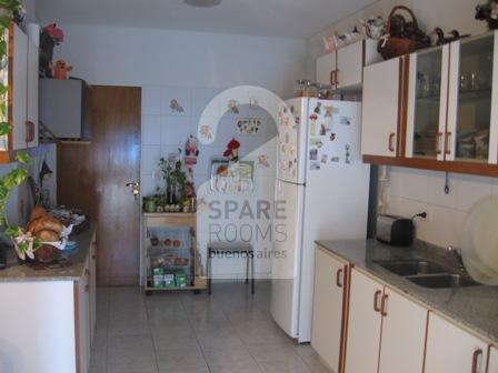 The kitchen at the apartment in Belgrano