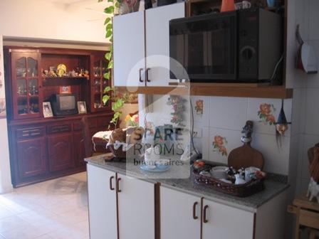 The kitchen at the apartment in Belgrano