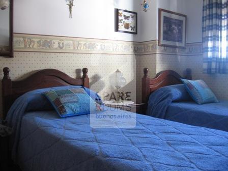 The bedroom at the apartment in Belgrano