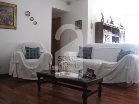 The living-room at the apartment in Belgrano