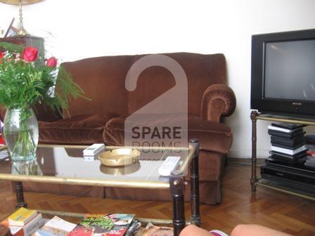 The living-room at the apartment in Recoleta