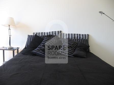 The bedroom at the apartment in Recoleta