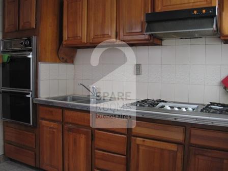 The kitchen at the house in Palermo