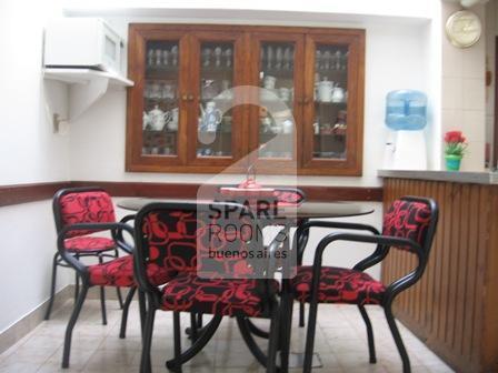 The kitchen at the house in Palermo