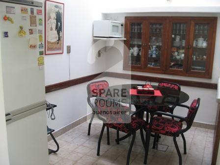 The kitchen at the house in Palermo