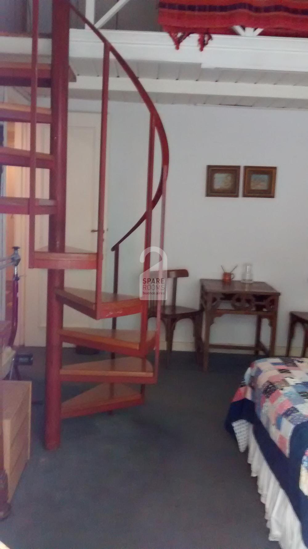 La habitación en el departamento en Recoleta