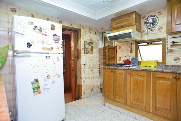 the kitchen at the apartment in Palermo