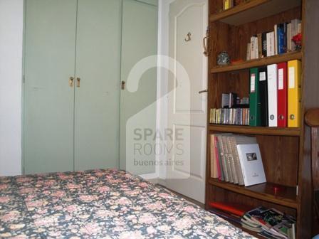 La habitación en el departamento en Palermo 