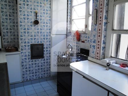 the kitchen at the apartment in Recoleta