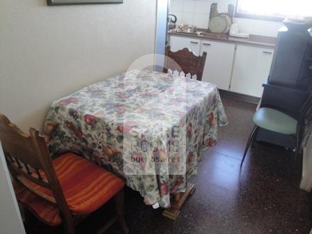 The kitchen at the apartment in Belgrano