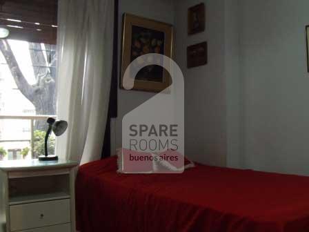 The room at the apartment in Palermo 