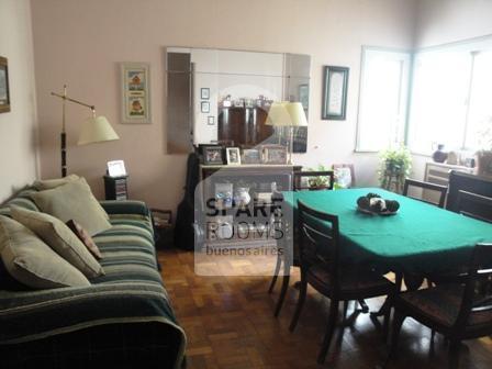 The living room at the apartment in Congreso