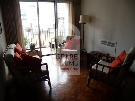 The living room at the apartment in Belgrano