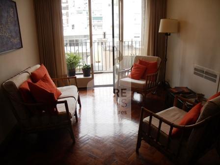 The living room at the apartment in Belgrano