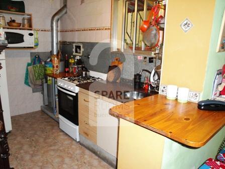 The kitchen at the house in Balvanera