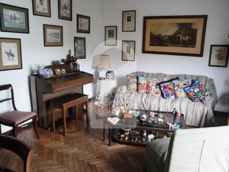 The living-room at the apartment in Belgrano