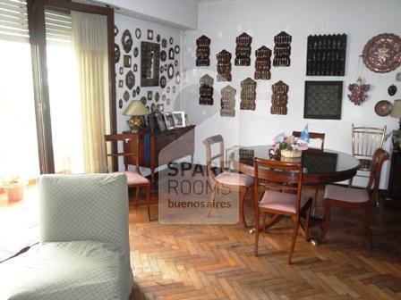 The living-room at the apartment in Belgrano