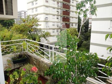 The balcony at the apartment in Belgrano