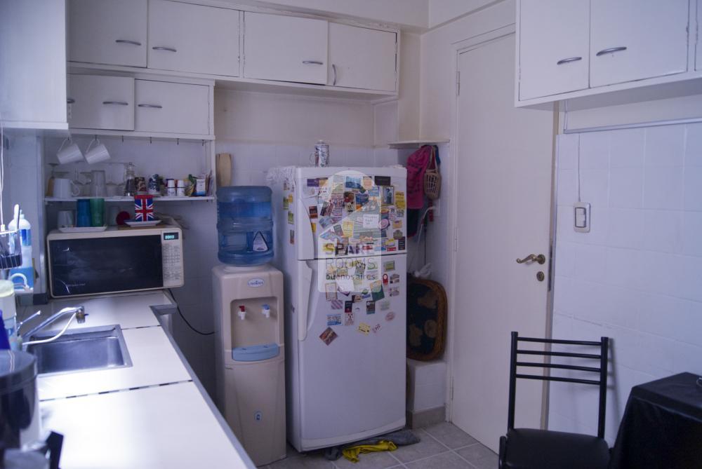 The kitchen at the apartment in Recoleta