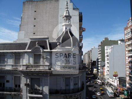 La vista de la habitación en el departamento en Almagro