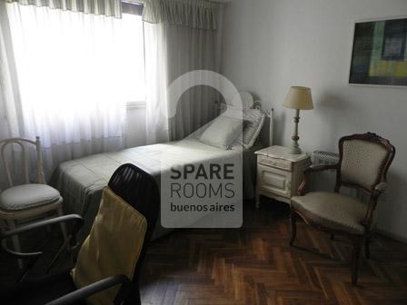 The room at the apartment in Belgrano