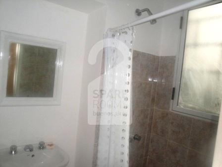 El baño en el departamento en Palermo