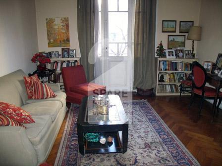 The living room at the apartment in Palermo