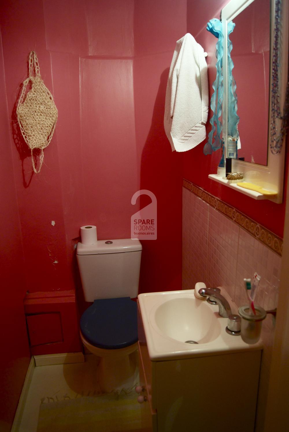 The second bathroom at the apartment in Balvanera