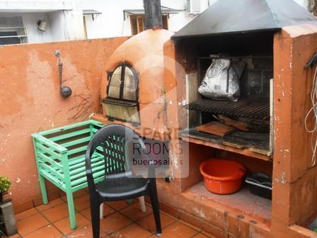 La terraza en el PH de Palermo Soho