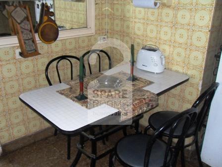 La cocina en el departamento de Recoleta