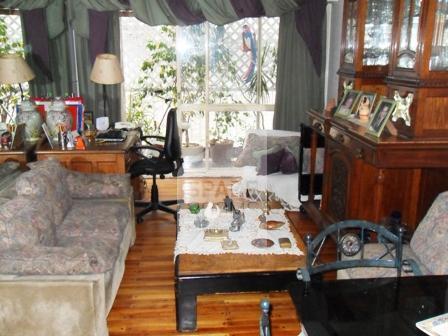 The living room at the apartment in Recoleta