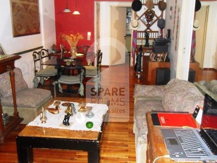 The living room at the apartment in Recoleta