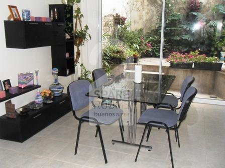 The dinning room at the apartment in Recoleta